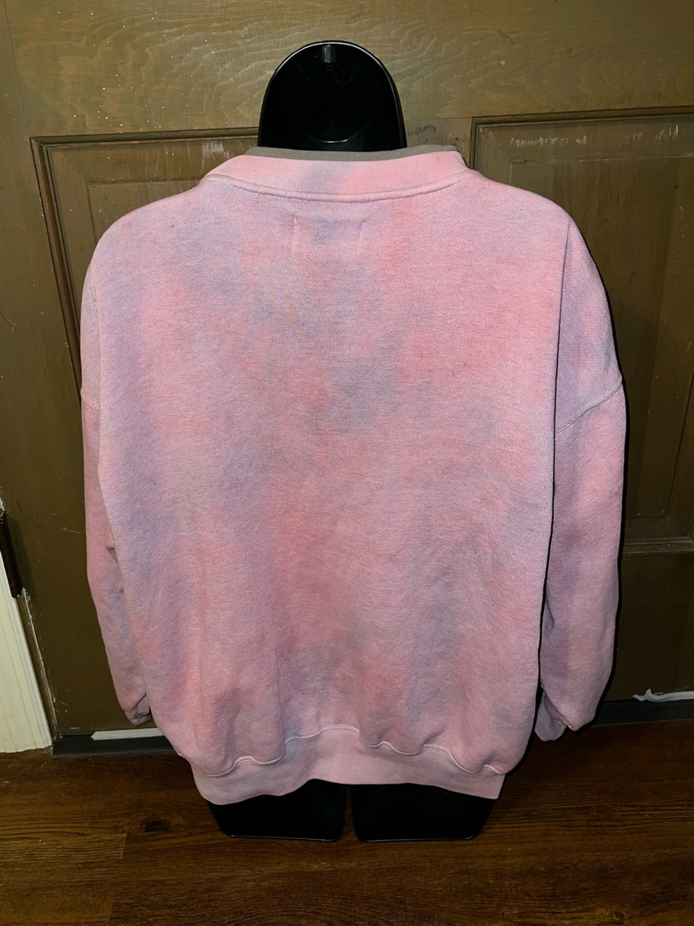 Vintage Express 90s Athletic Pink Embroidered Preppy Crewneck Pullover Size XS/S - Picture 5 of 10